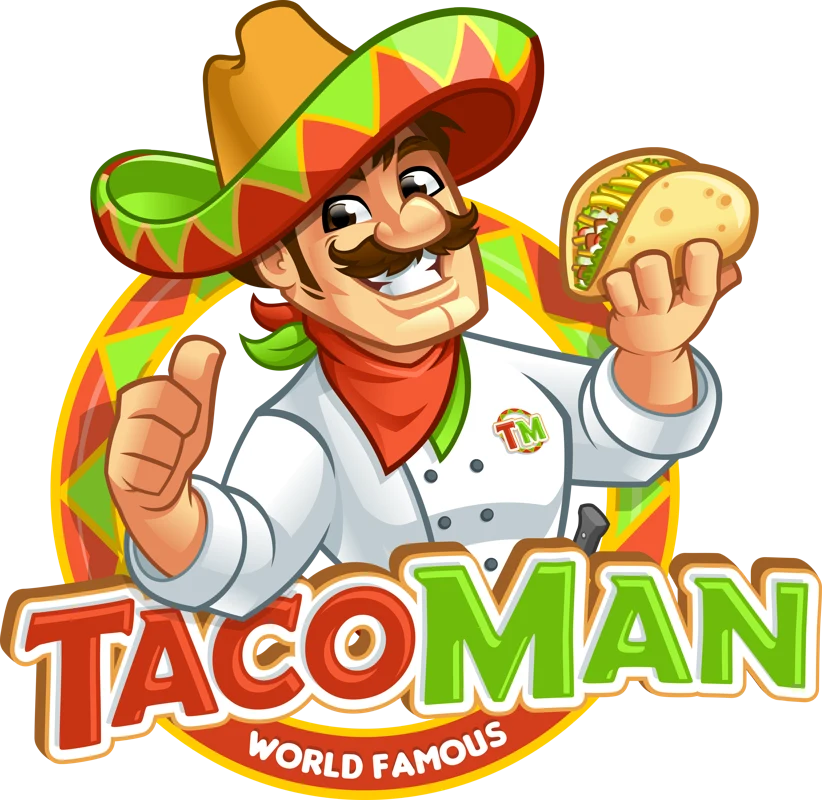 Taco Man logo